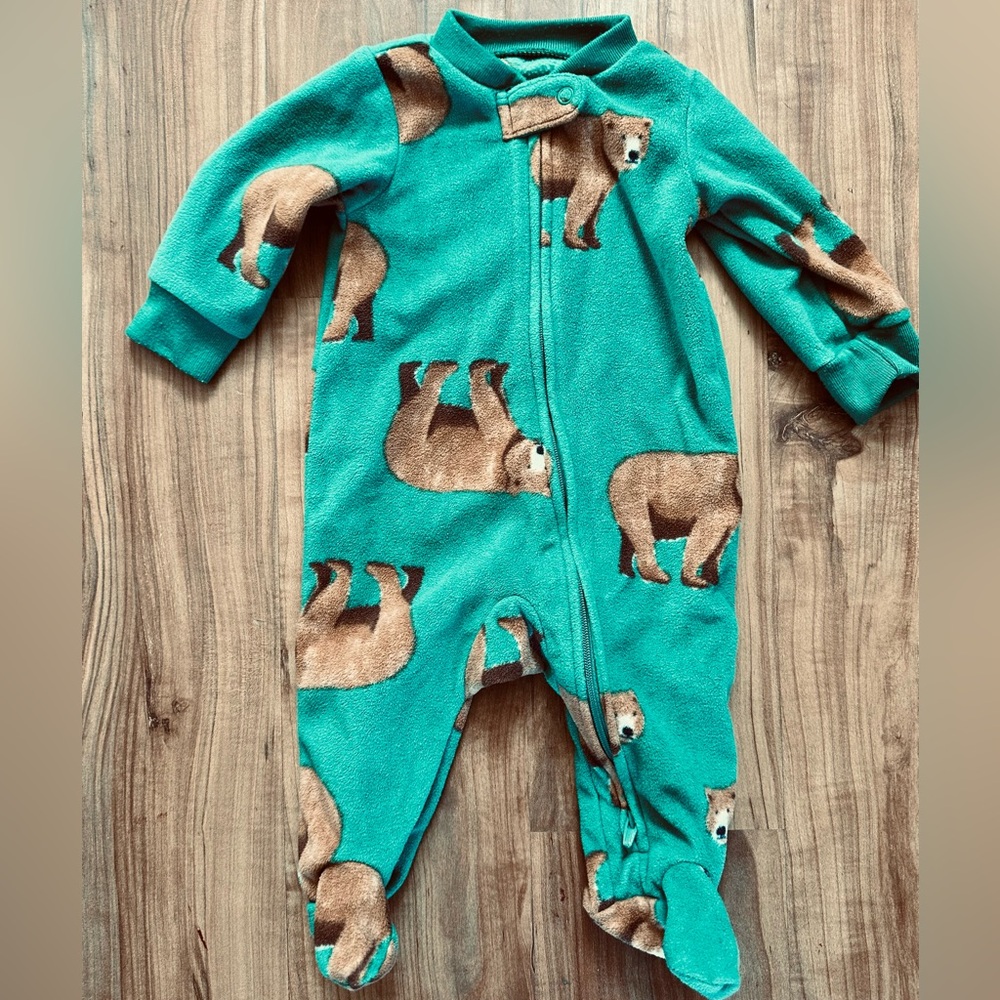🦋Carter’s Fleece Bear Footie